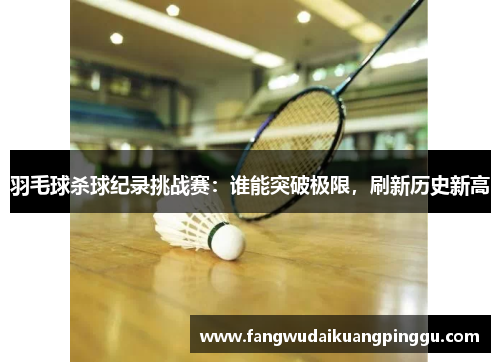 羽毛球杀球纪录挑战赛：谁能突破极限，刷新历史新高